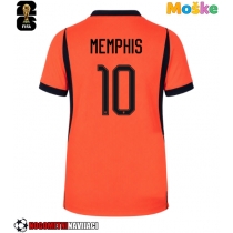 Moške Nogometnih dresov Nizozemska Memphis Depay #10 Domači SP 2026 Kratki rokavi